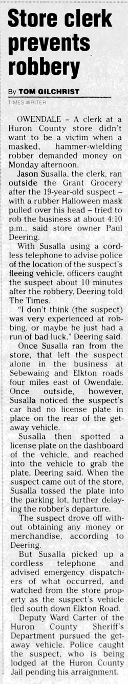 Grant Grocery (Janssens Party Store) - July 2004 Robbery